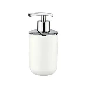 Дозатор мыла WENKO Brasil White — для раковины, 0.32 л, TPE, 73×90×165 мм