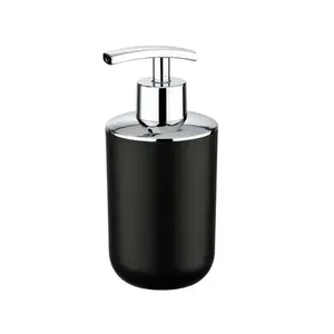 Дозатор мыла Wenko Brasil Black — насосный, 0.32 л, TPE, 73×90×165 мм