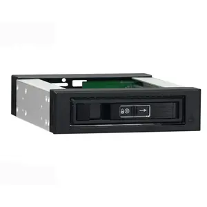 Корпус для HDD/SSD JJ Computer JJ-N-16TM — однобайтовый 2.5/3.5" SAS и SATA с hot-swap, черный/серый