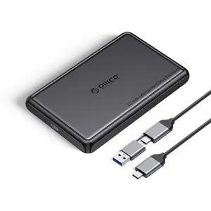 External 2.5" HDD/SSD Enclosure ORICO DDL25-C3 USB-C 5Gb/s — black