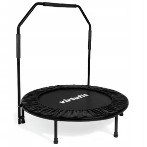 Salokāma fitnesa trambolina ar rokturi 100 cm, No name VF06006