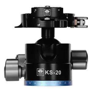 Ball head Sirui KS-20 — aluminium, black, height 77 mm, weight 320 g