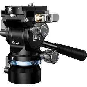 Pan & Tilt Head Sirui KV-10 with Leveling Base — tripod head for photography and videography