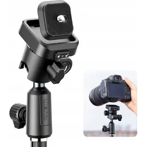 Ulanzi adaptera galva priekš statīva/studijas stiprinājuma, 12 mm un 16 mm stieņi, 1/4" vītne kamerai/aptumšotājam