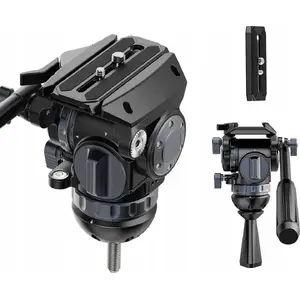 Видеоголовка масляная Ulanzi Heavy Duty 360° 75 мм чашка грузоподъёмность 10 кг
