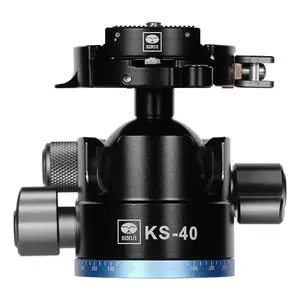 Galviņa (ball head) Sirui KS-40 — alumīnijs, melna, augstums 90 mm, 500 g