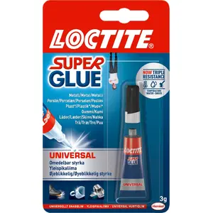Henkel Loctite Super Glue Zweitkleber 3 g tube — instant cyanoacrylate adhesive