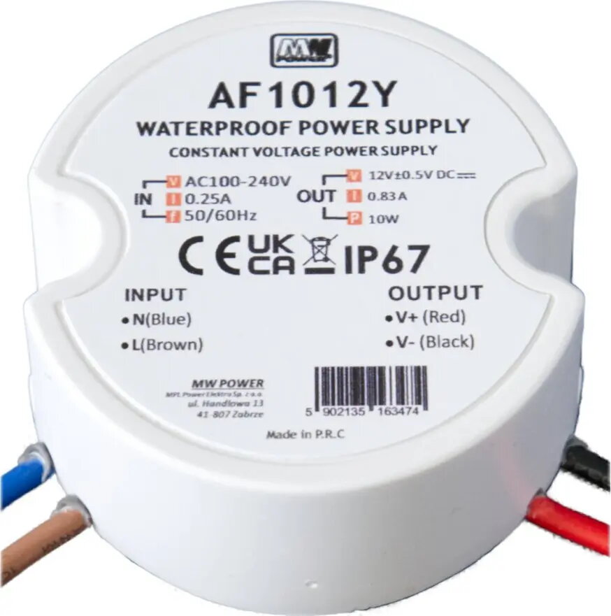Barošanas bloks MPL Power AF1012Y 10W