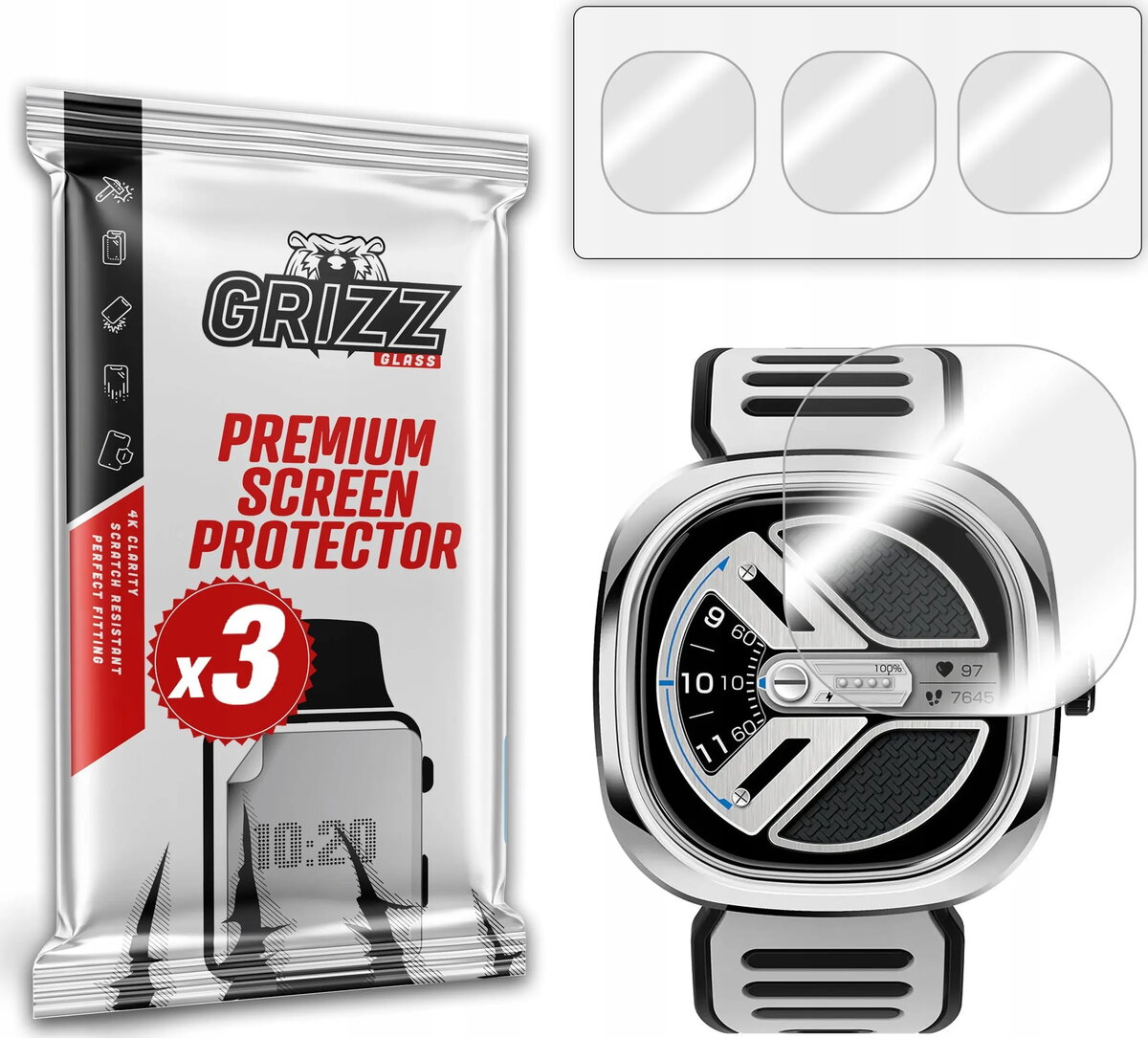 Aizsargplēve GrizzGlass Hydrofilm hidrogelu plēve priekš