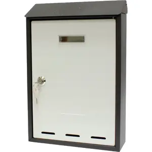 Pasta kastīte Metalplus METALPLUS 3140/1_BL_GR melni‑pelēka metāla