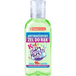 Roku dezinfekcijas želeja Chemia CLEAN HANDS 50 ml — antibakteriāla, gumijas konfekšu aromāts