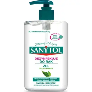 Hand sanitizing gel SANYTOL Green Tea 250 ml — SANYTOL SANY-ŻE-001-10
