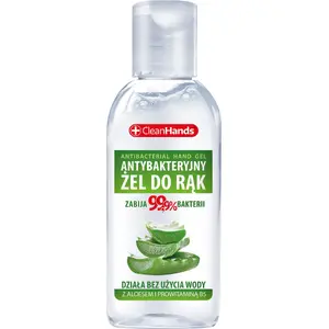 Antibakteriāls roku želejs Chemia CLEAN HANDS ar alveju un provitamīnu B5, 50 ml