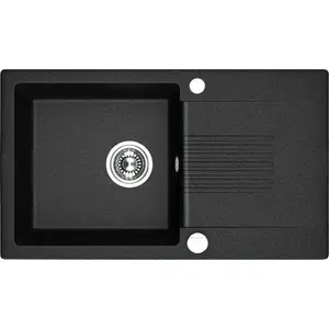 Virtuves izlietne Laveo Celia 1 nodalījums ar noteces laukumu, modelis SBC 711T