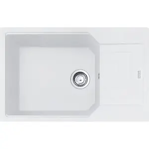 Franke kitchen sink Fragranit+ Urban UBG 611-78 XL built-in 1-bowl Polar White
