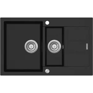Top-mounted kitchen sink Concept Solution DG205C60BC — rectangular granite, 800×500 mm, 17 kg