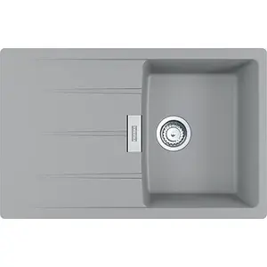 Granite sink Franke CNG 611-78, stone grey, model 114.0633.096