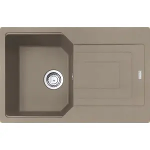 Kitchen sink Franke Fragranit+ Urban UBG 611-78 Cappuccino built-in 1-bowl