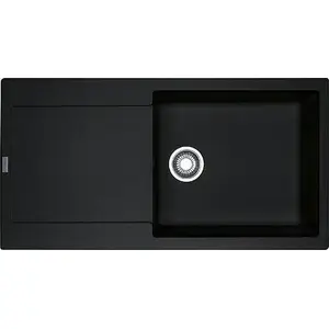 Built-in sink Franke MARIS MRG 611-97/49 Fragranit Onyx with plug drain