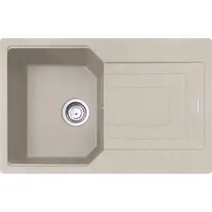 Franke kitchen sink Fragranit+ Urban UBG 611-78 built-in single bowl, walnut