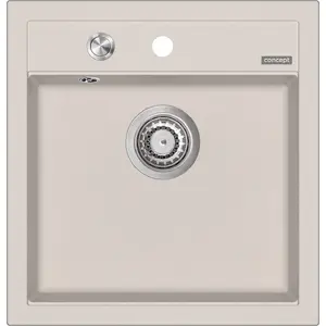Kitchen granite sink Concept Solution DG00C50be without drainer, beige