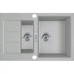 Kitchen sink Franke S2D 651-78 Onyx — undermount/inset single-bowl model 143.0618.684