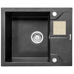 Sink deante Andante single-bowl 59x49 cm with drainer sand (ZQN 711A)