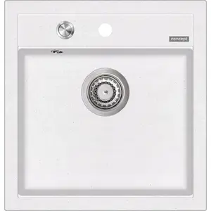Kitchen granite sink Concept Solution DG00C50wh, white, without drainer