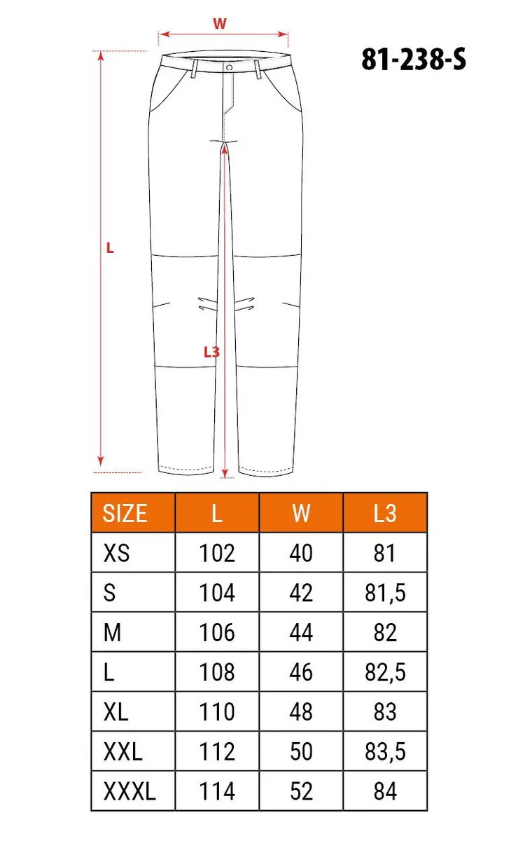 Aizsargbikses NEO tools 81-238-S — izmērs