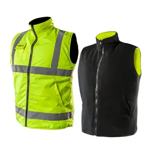 Reversible Reflective Work Vest NEO tools 81-520-M Size M — high-visibility safety vest