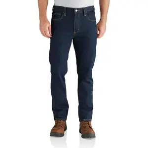 Рабочие брюки Carhartt Rugged Flex Straight Erie — мужские прямые рабочие брюки, ткань Rugged Flex, карманы для инструментов