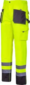 Workwear trousers lahti pro L4052504 XL black-yellow CE certified protective pants