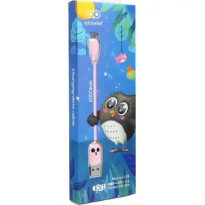 USB-A to microUSB cable HOCO 1 m, pink