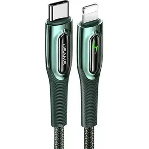 USB-C to Lightning Cable usams 1.2 m Green