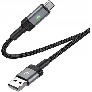 Кабель USB-A — microUSB Borofone KABAV1004 1.2 м Черный