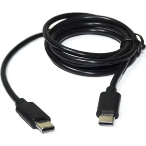 USB kabelis MSONIC MLU560 — USB-B uz USB-C, 1 m, melns