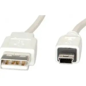 Кабель USB-A — miniUSB Secomp S3142-250, 1,8 м, бежевый