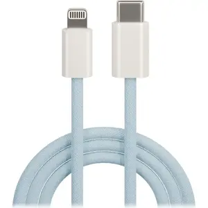 Кабель USB-C — Lightning TelForceOne MaXlife MXUC-06 — 1 м, USB 3.2 Gen 2, 20 Вт, синий