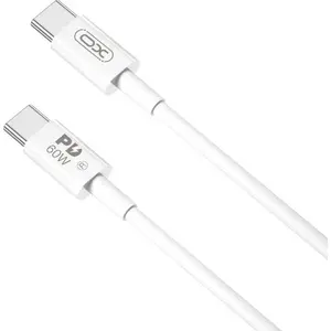 Кабель USB-C — USB-C TelForceOne XO NB-Q190B 2,0 м 60W белый