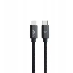 USB-C to USB-C cable maxlife MXUC-12 1.0 m 100W black