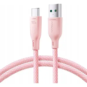 USB cable Joyroom JYR797 USB-A to USB-C 1 m pink