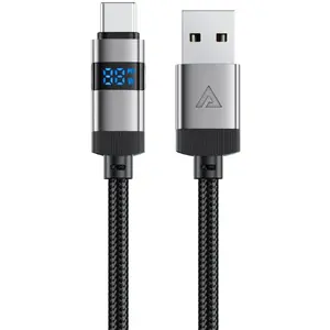 USB-A to USB-C cable Acefast 1.2 m, blue — data and charging cable