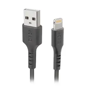 Lightning to USB A cable SBS Mobile TECABLEUSBIP589K – 1 m, USB 2.0, Black