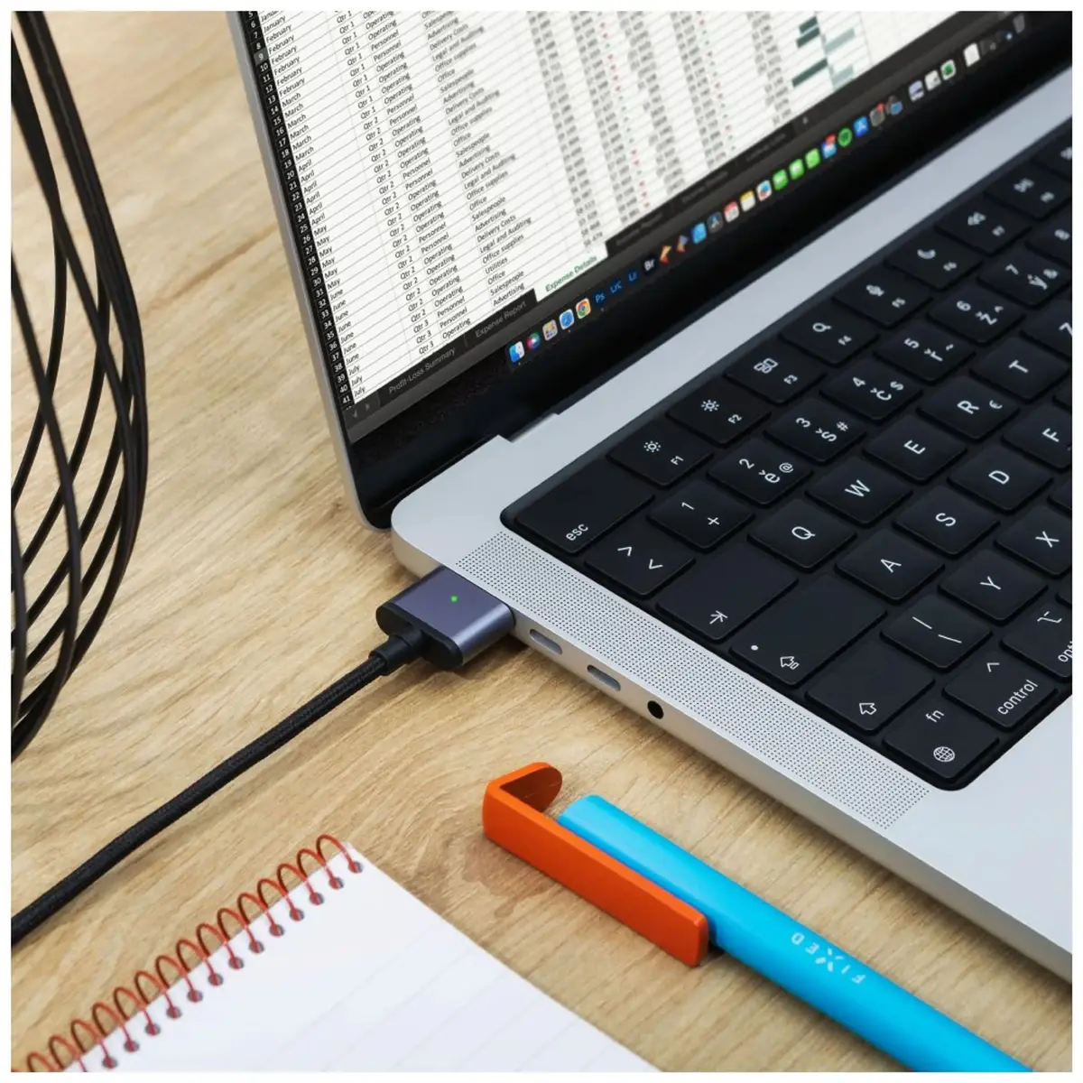 USB‑C uz MagSafe 3 kabelis FIXED 2 m Photo 8
