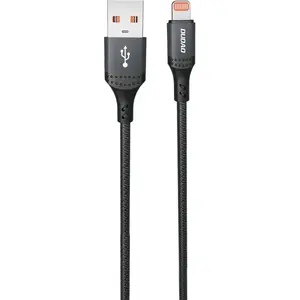 USB-A to Lightning Cable Dudao 1.2 m Black — data sync and charging