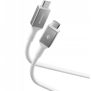 USB-C uz USB-C kabelis Spigen 2 m balts (ACA08775) — datu kabelis