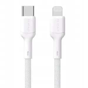 USB cable Dudao USB-C to Lightning 2 m, white
