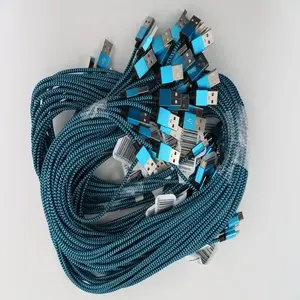 USB-A to microUSB cable OMEGA 1 m, blue