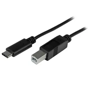 USB-C to USB-B Cable 2 m — StarTech USB 2.0, Male-to-Male, 0.48 Gbit/s, Black