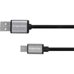 USB-A uz miniUSB kabelis LechPol KM1241 1 m Melns